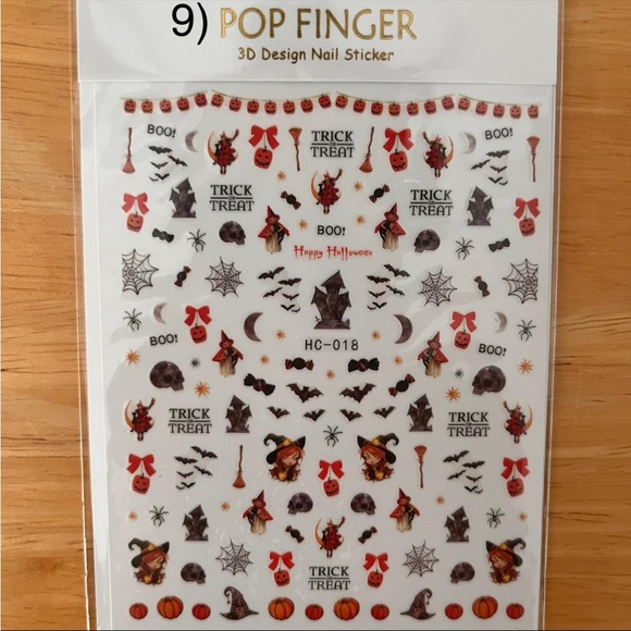 Halloween Nail Art Stickers - Picture 12 of 16